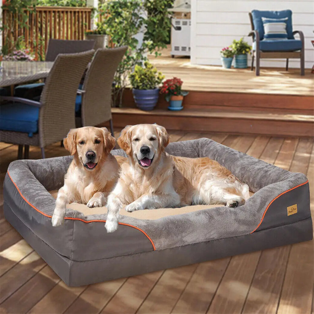 Bondi Jumbo Bolster Memory Foam Dog Bed