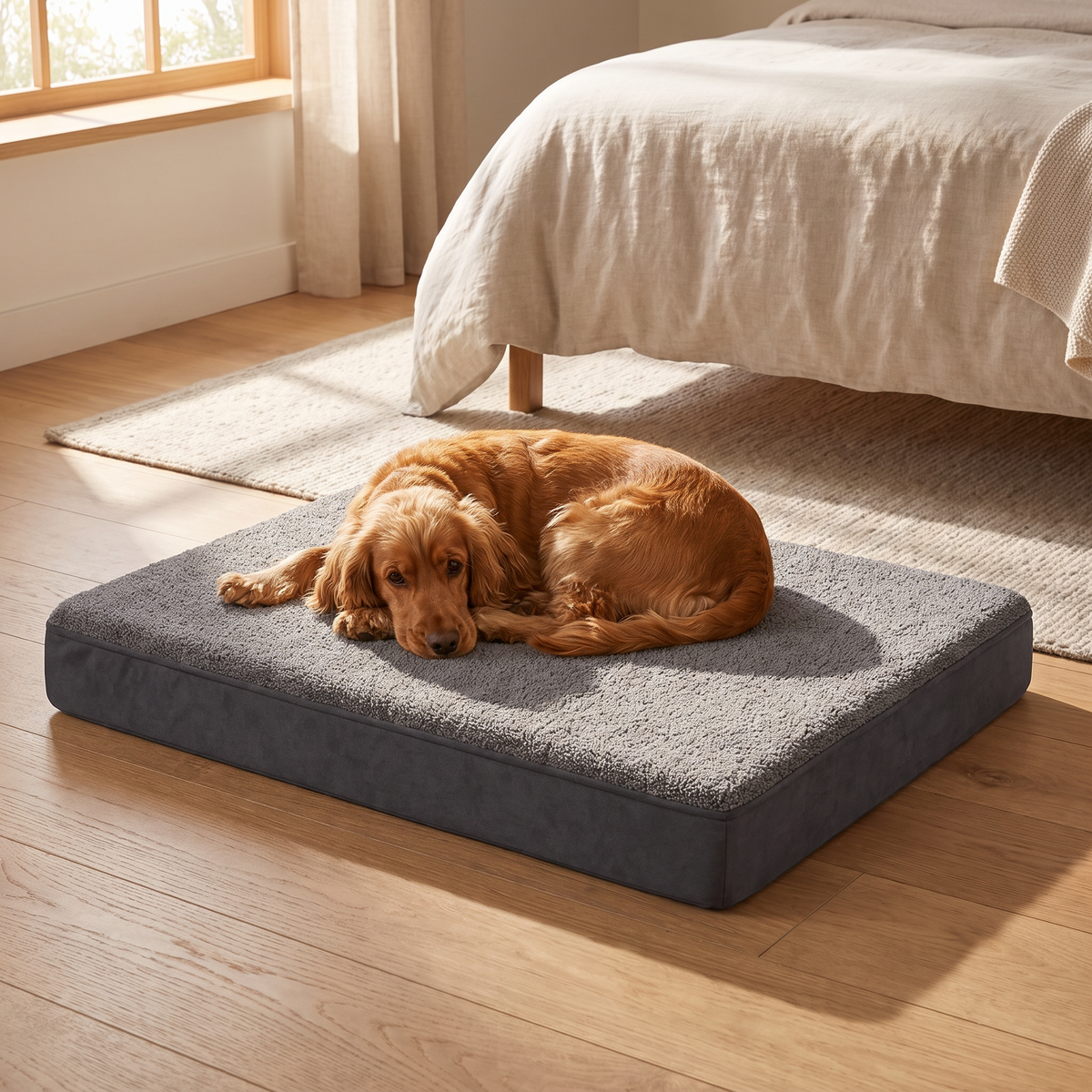 Banksia Memory Foam Crate Mattress with Waterproof Cover