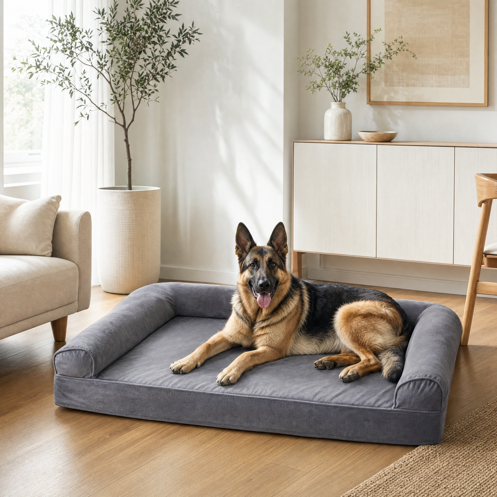 Coogee Extra-Large Orthopedic Couch Bed for Big Dogs — lifestyle