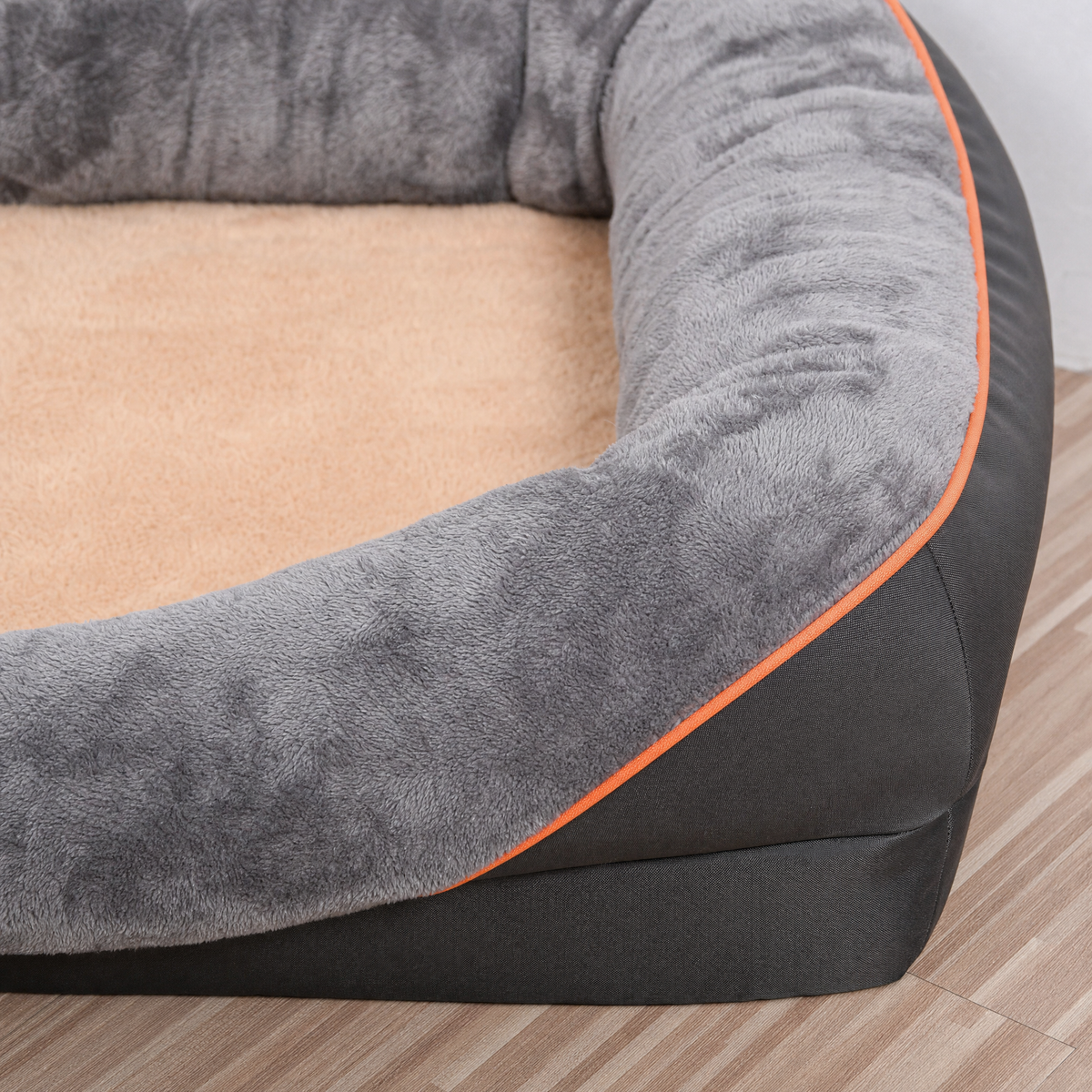 Bondi Jumbo Bolster Memory Foam Dog Bed — detail