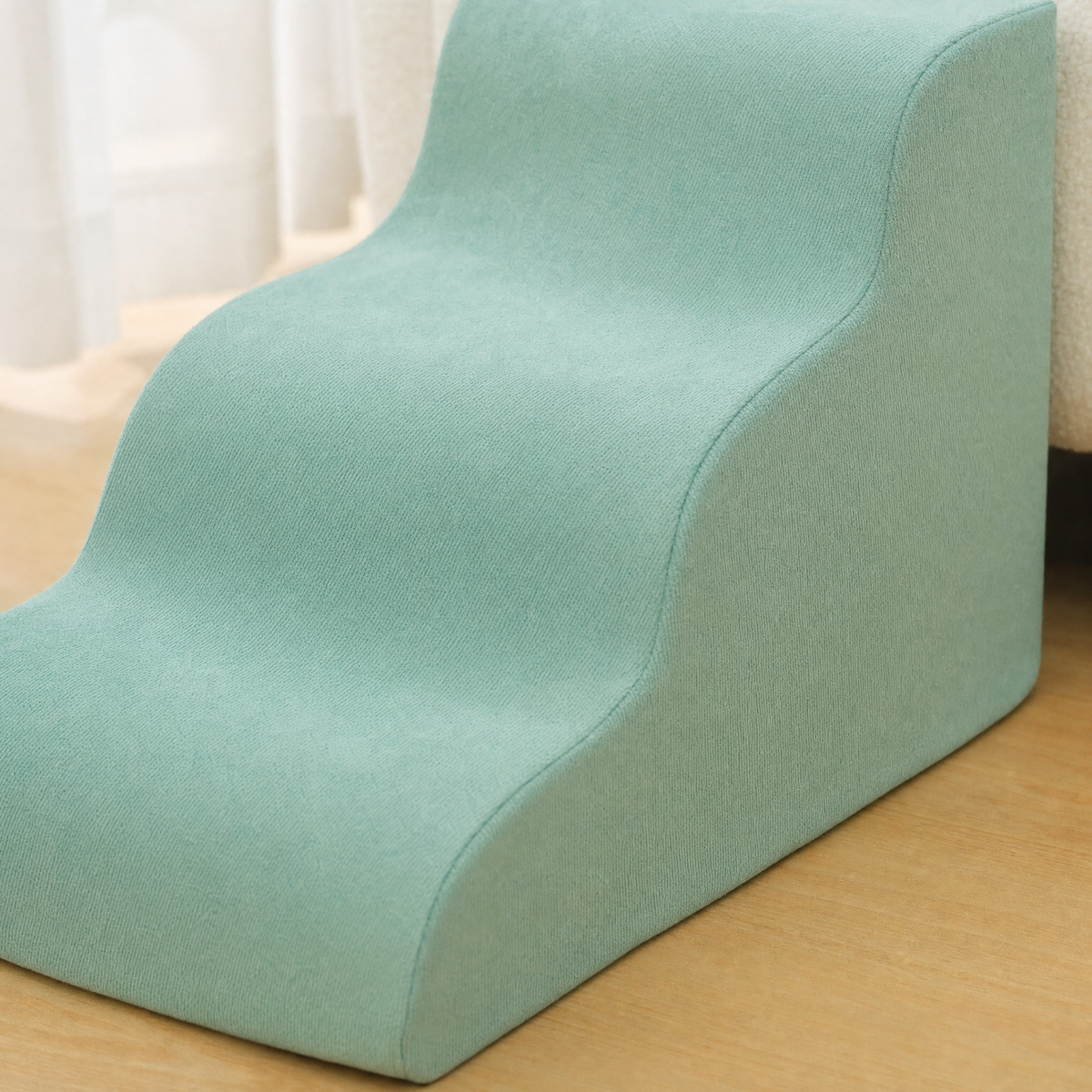 Cushioned Memory Foam Dog Steps — detail