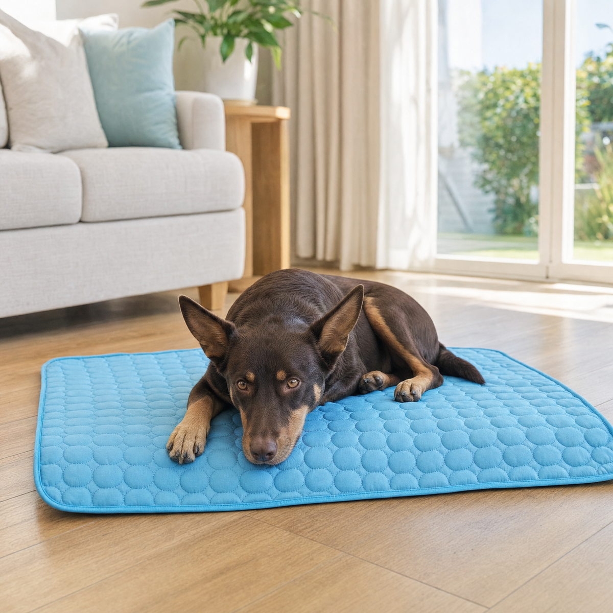 Frost Cooling Mat for Dogs — lifestyle