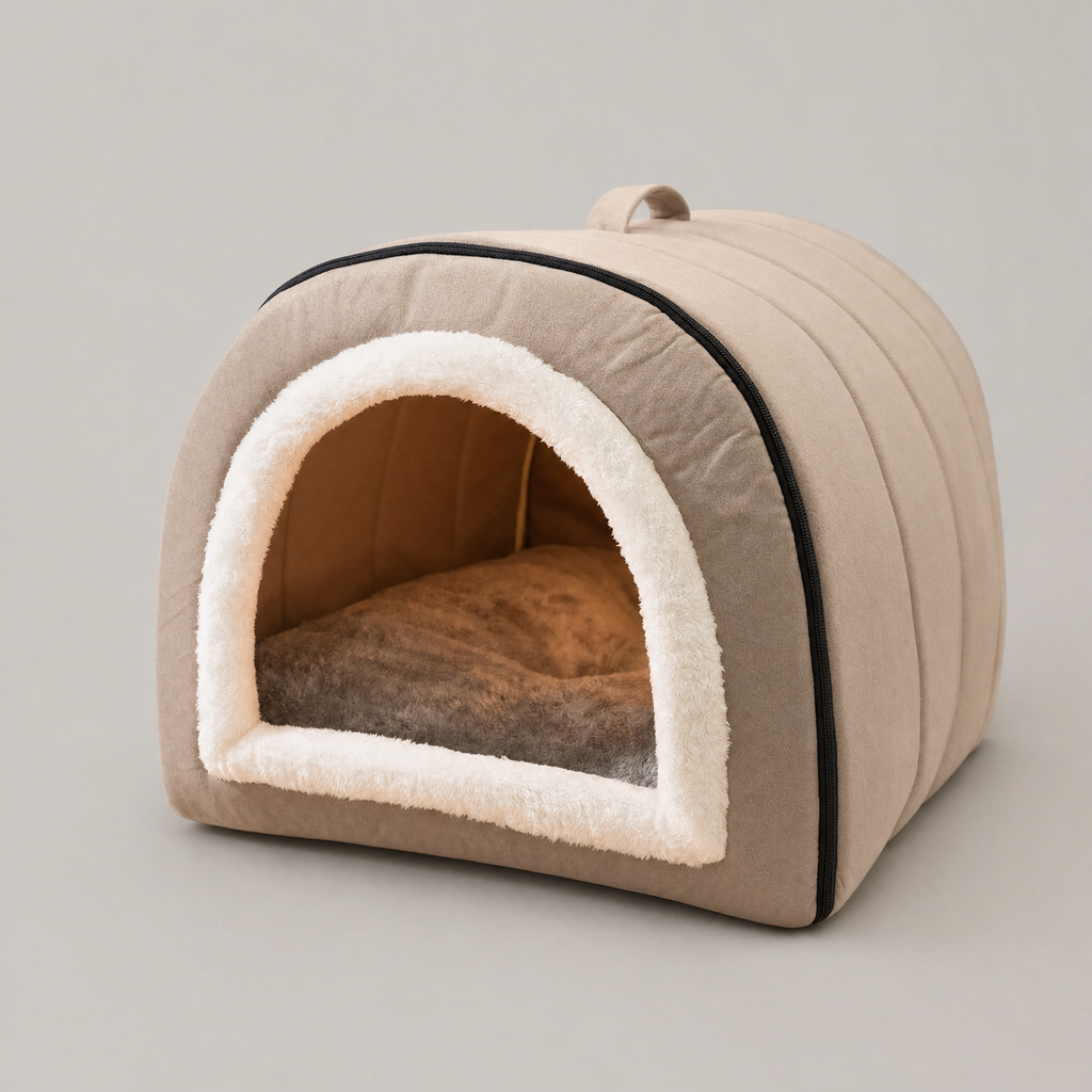 Burrow Self-Warming Cave Dog Bed — catalogue view