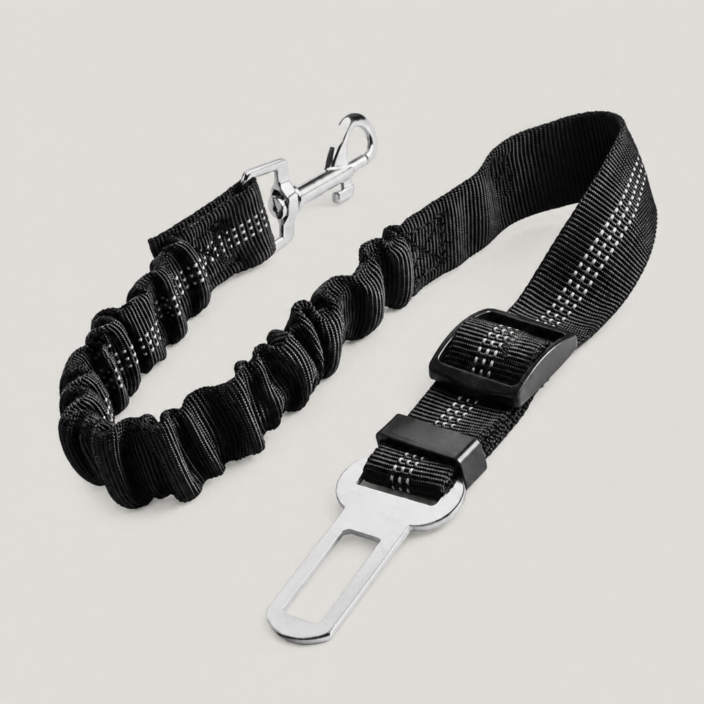 Secure Dog Car Seat Belt with Elastic Bungee — catalogue view