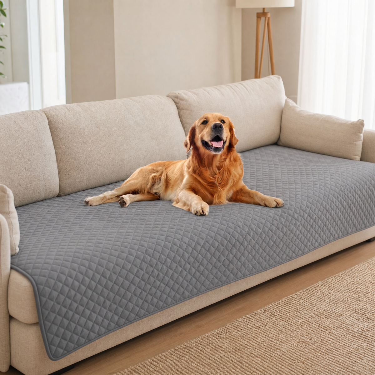 Couchguard Double-Sided Waterproof Dog Blanket — lifestyle