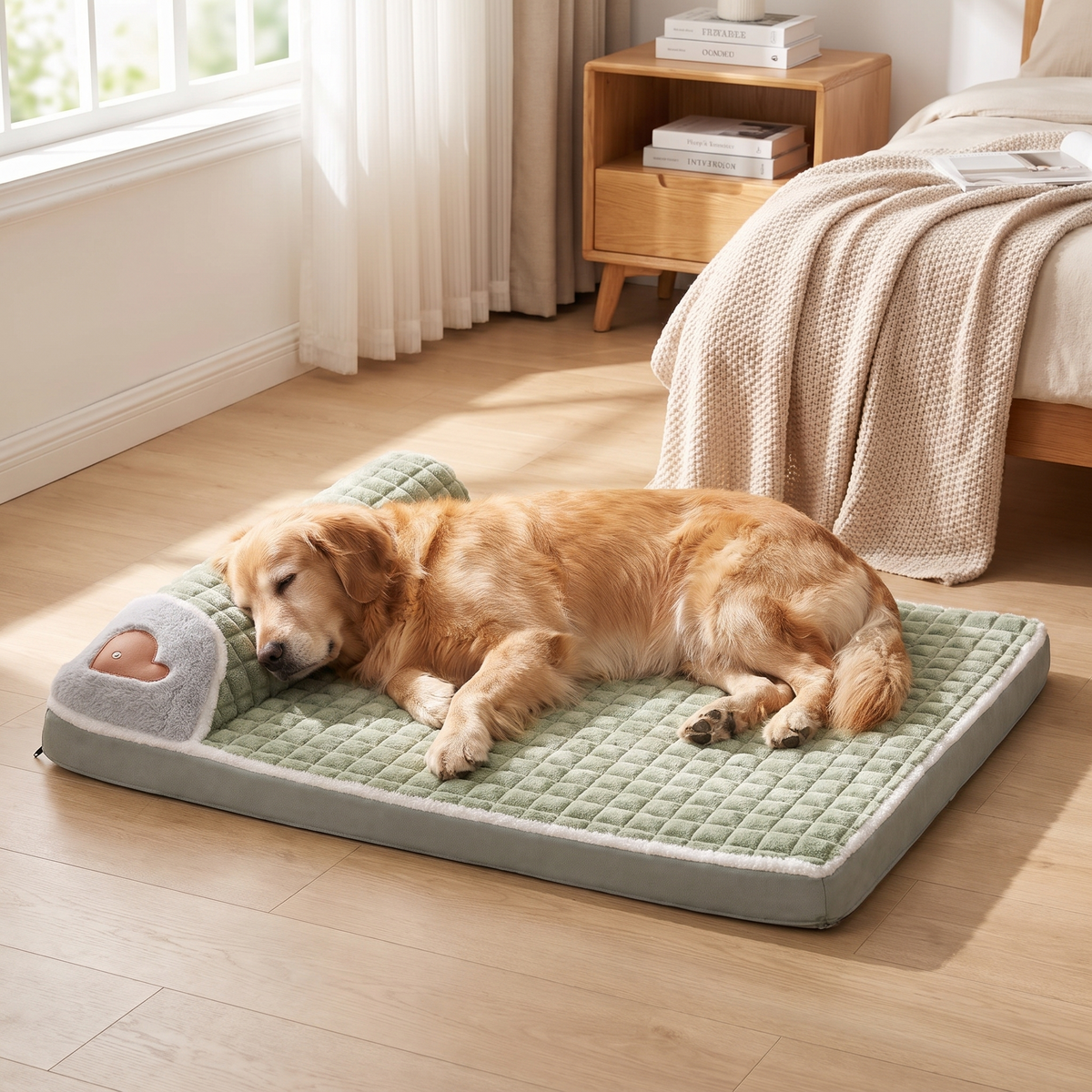Willow Orthopedic Memory Foam Dog Bed with Removable Cover